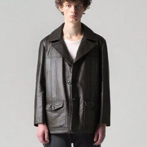 Vintage Brown Leather Jacket